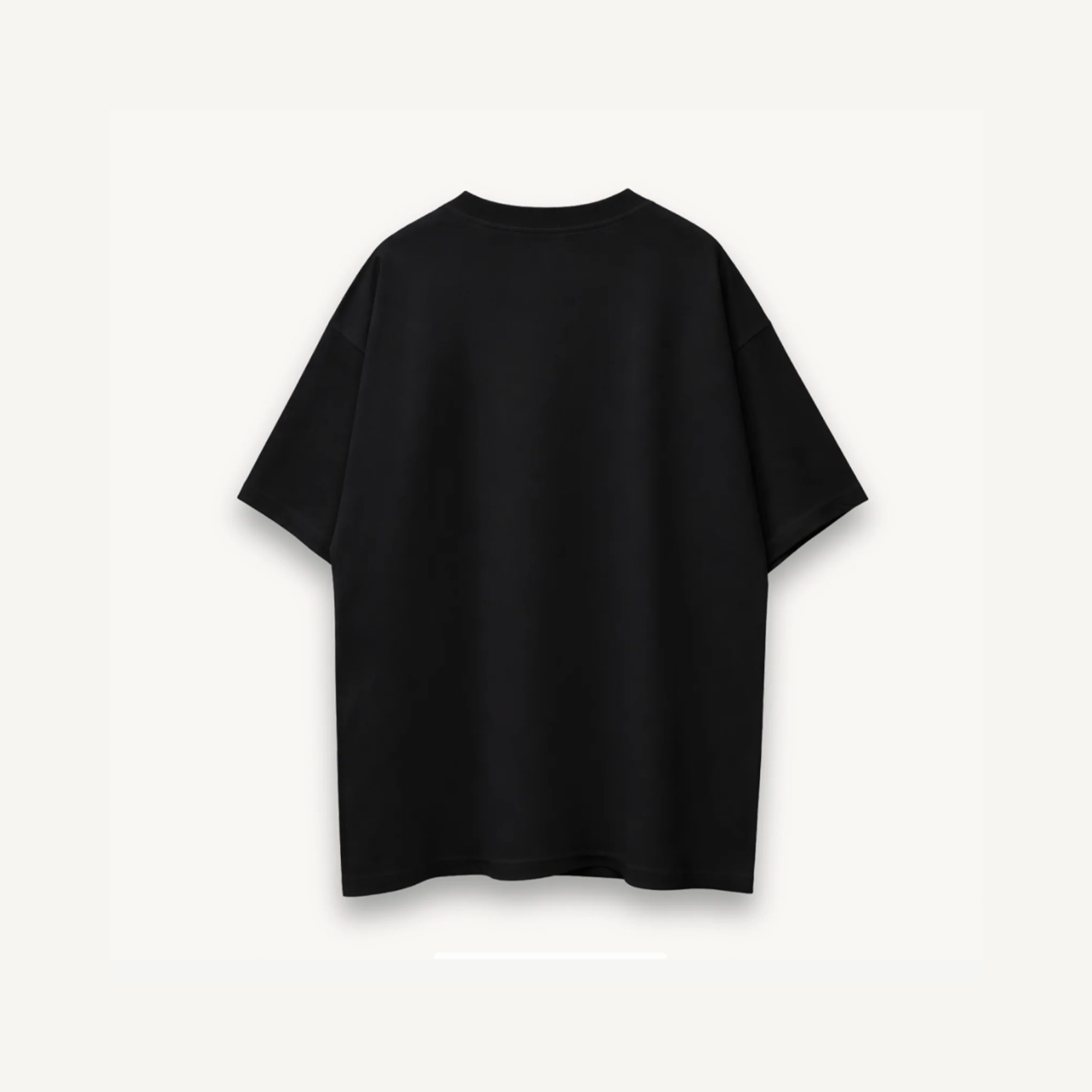 Project Mishram Logo Black Oversized Tee