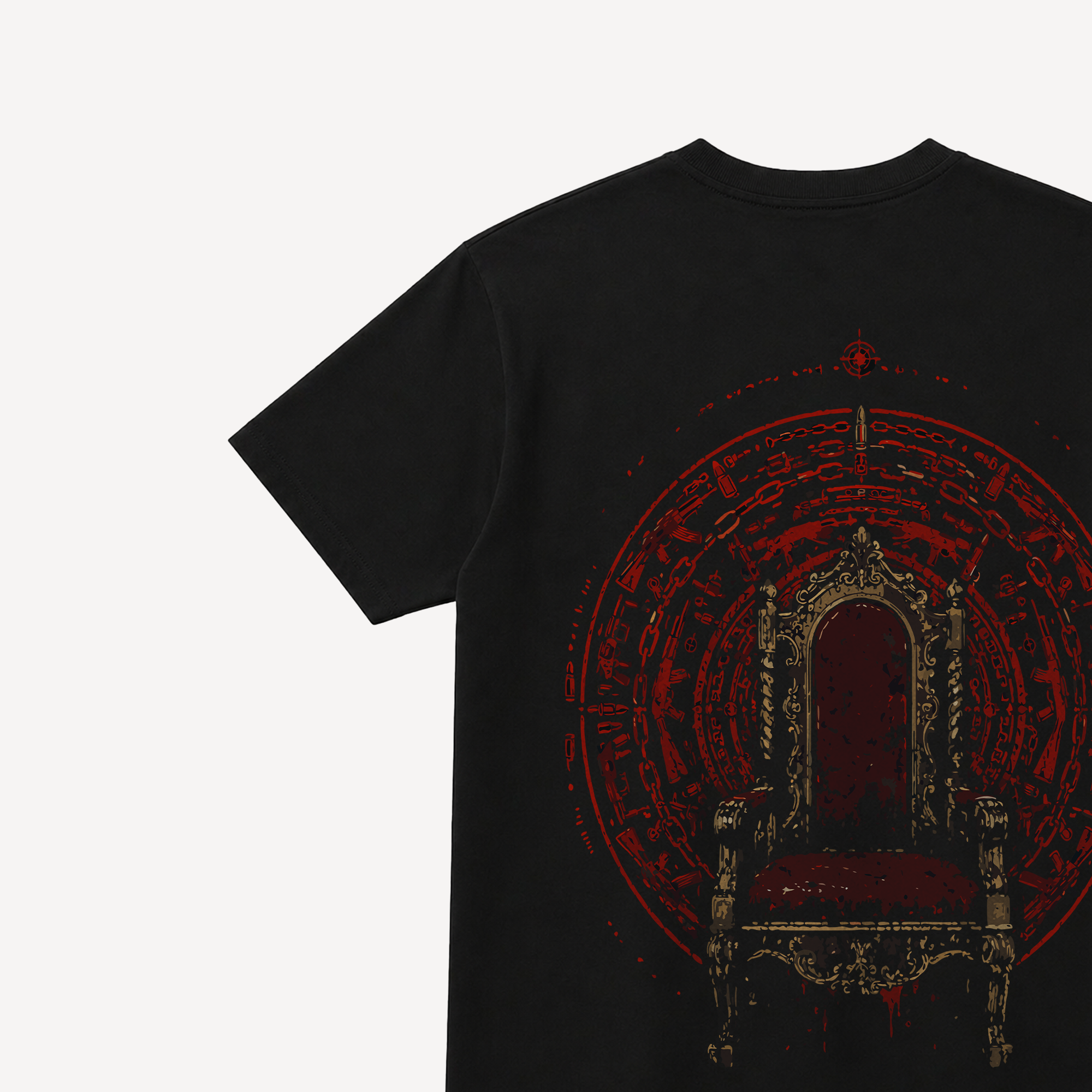 Mirzapur The Movie Mirzapur Ki Gaddi Black Regular Tee