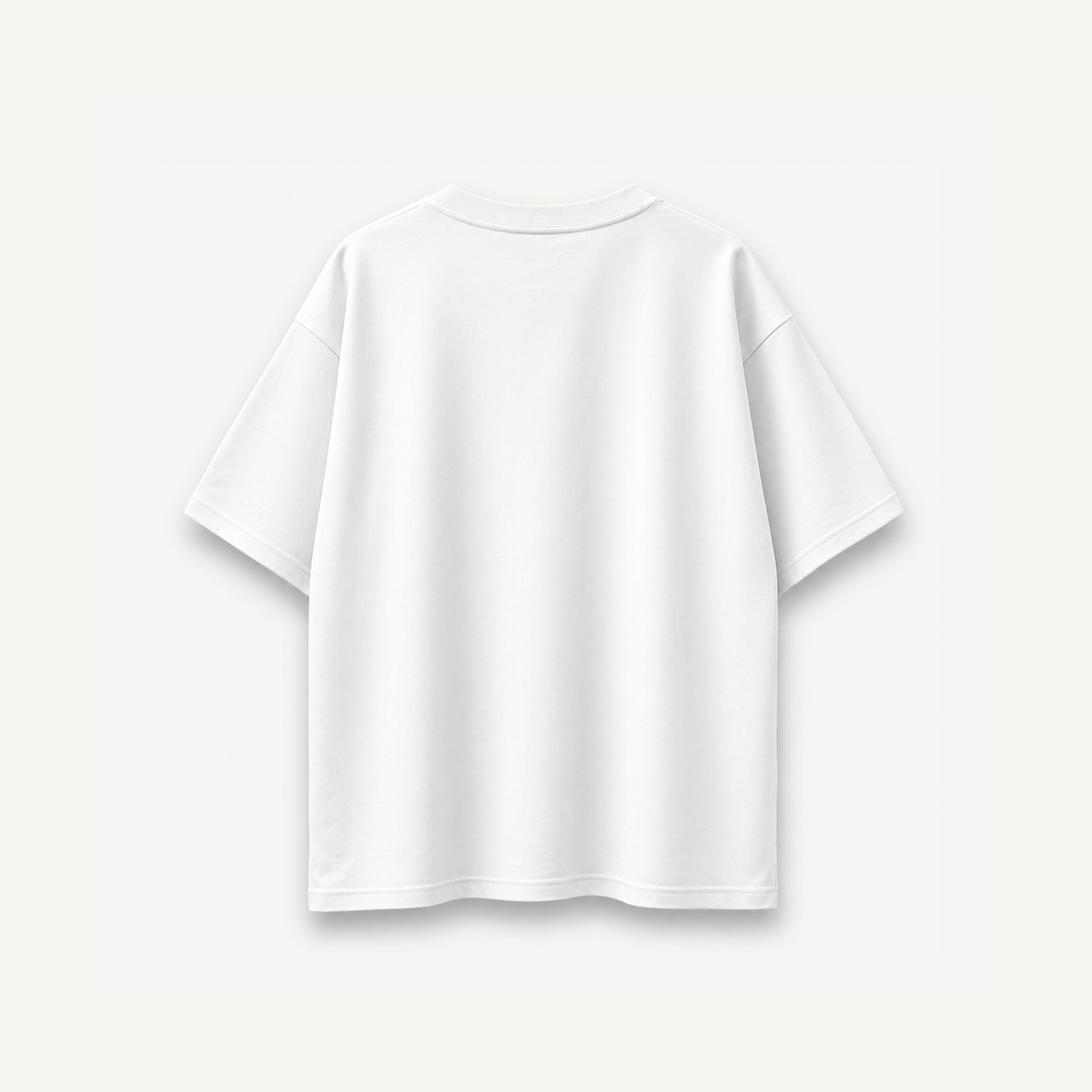 Project Mishram Logo White Oversized Tee