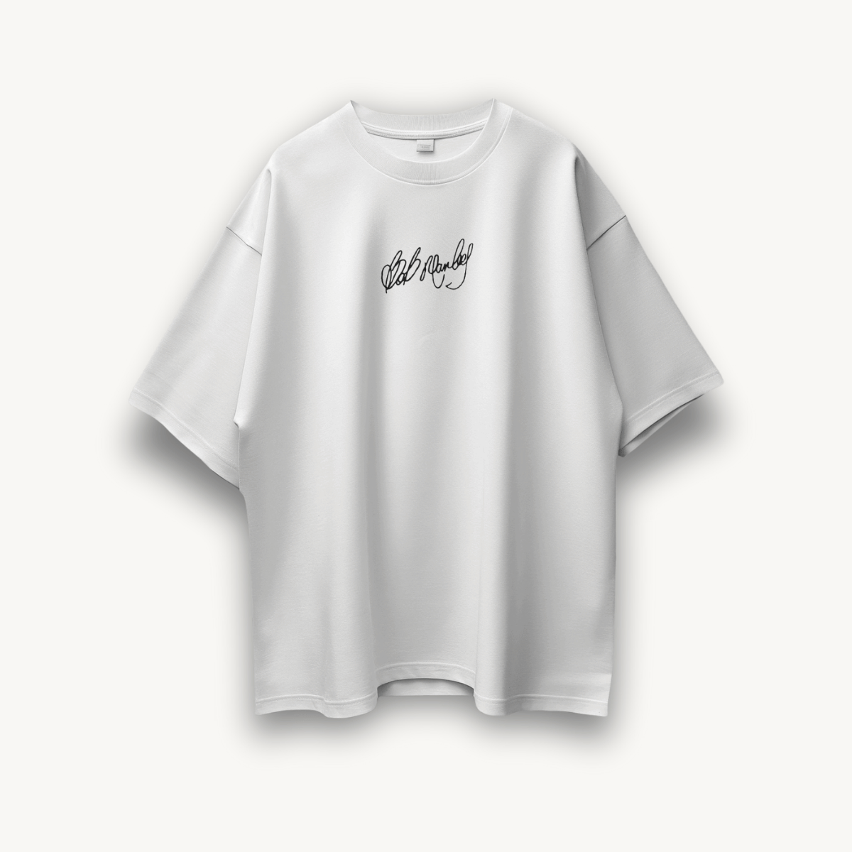 Bob Marley Feel Alright White Oversized Tee - The Noise Culture