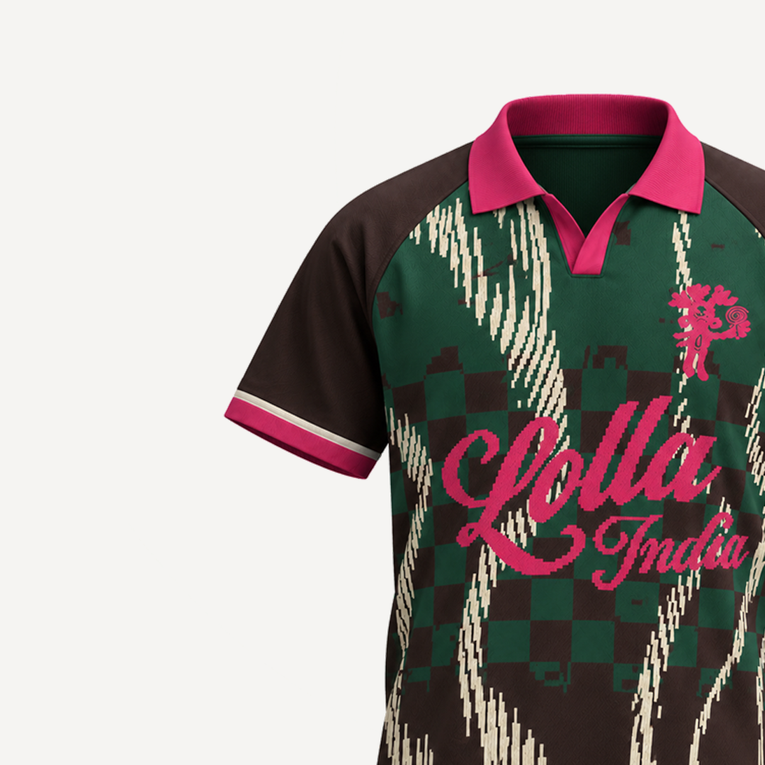 Lolla 2026 Collared Green Jersey