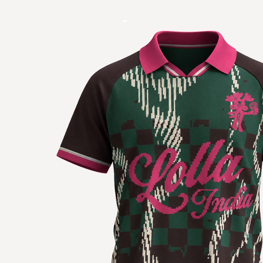 Lolla 2026 Collared Green Jersey