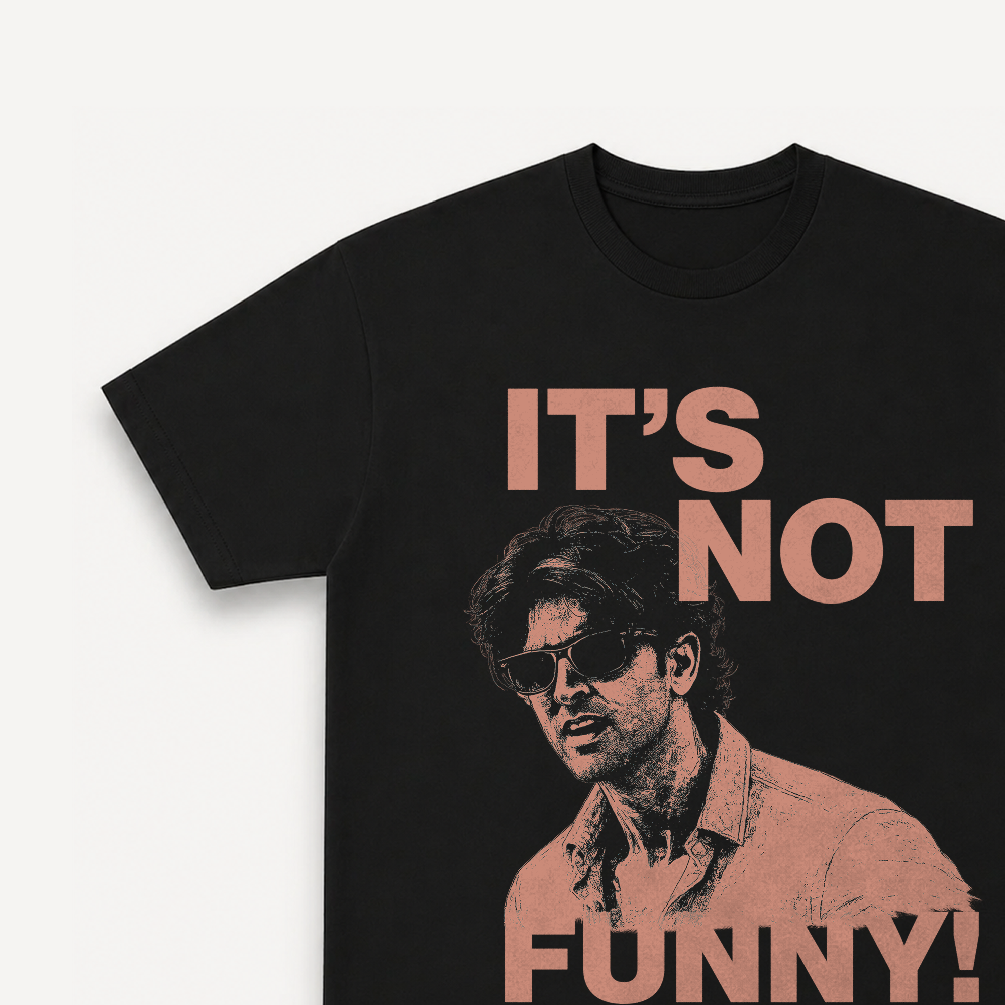 ZNMD It's Not Funny! Black Regular Tee