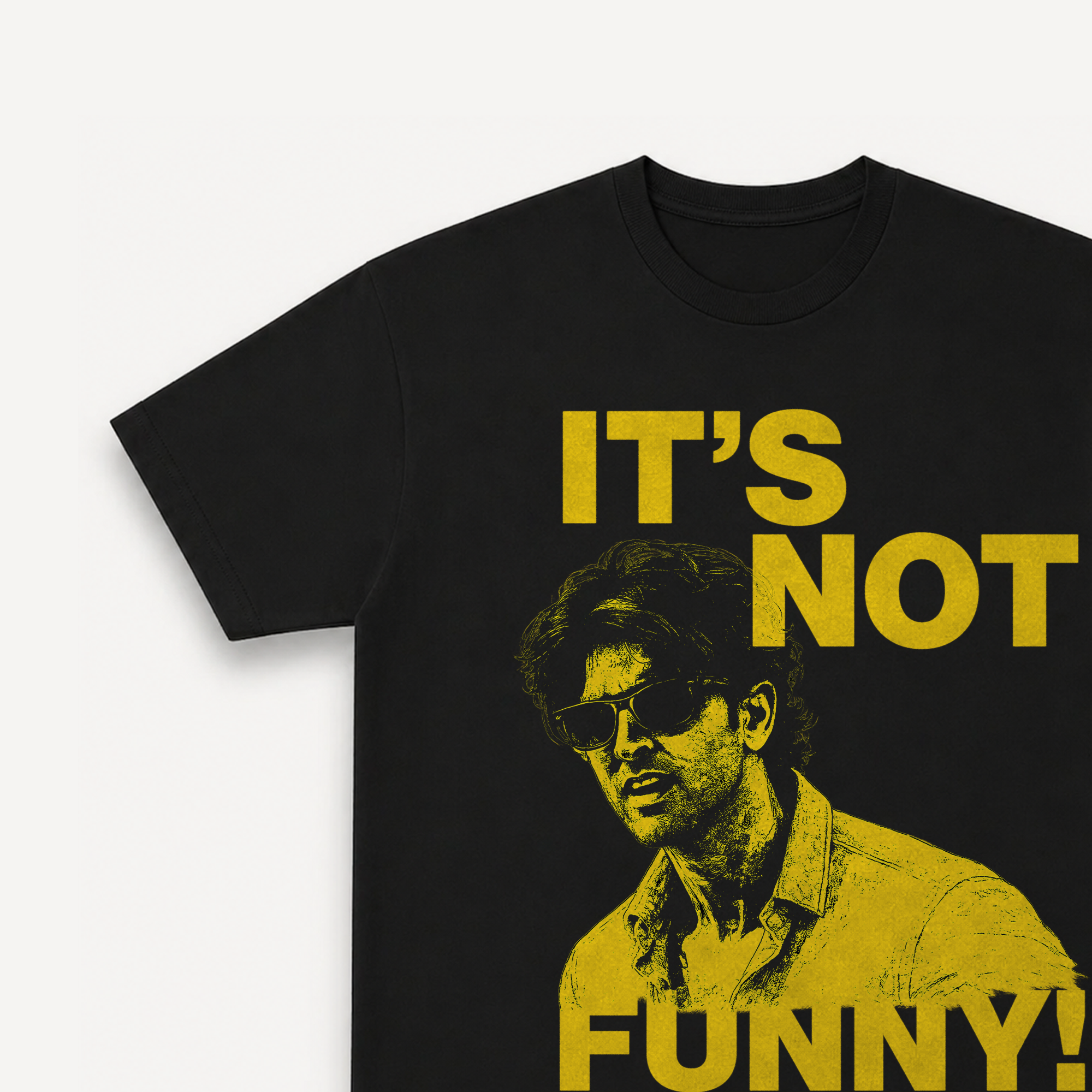 ZNMD It's Not Funny! Black Regular Tee