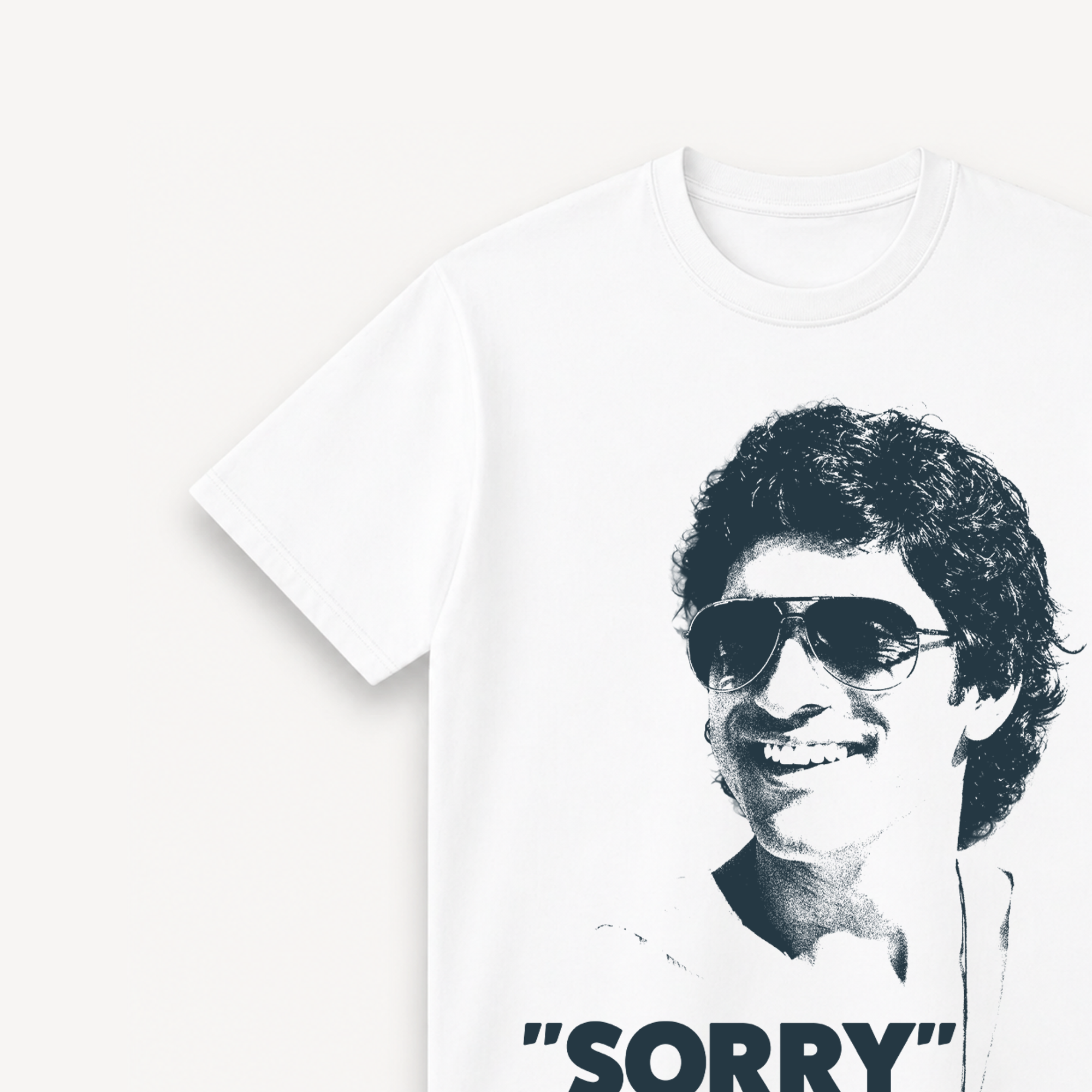 ZNMD Sorry Arjun White Regular Tee