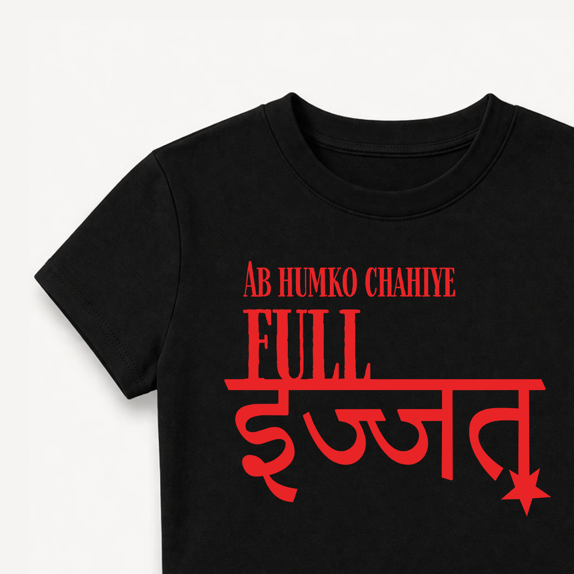 Mirzapur The Movie Full Izzat Black Crop Top