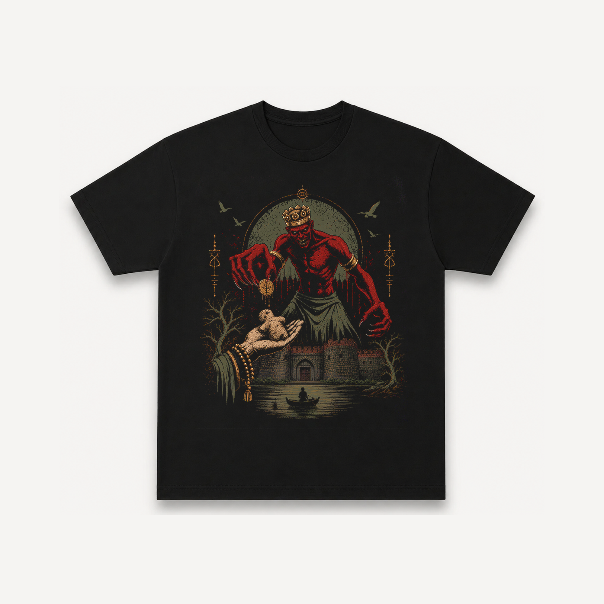 Tumbbad Hastar's Bargain Black Regular Tee front