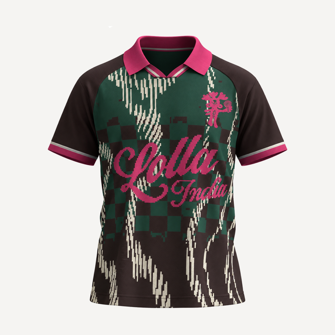 Lolla 2026 Collared Green Jersey