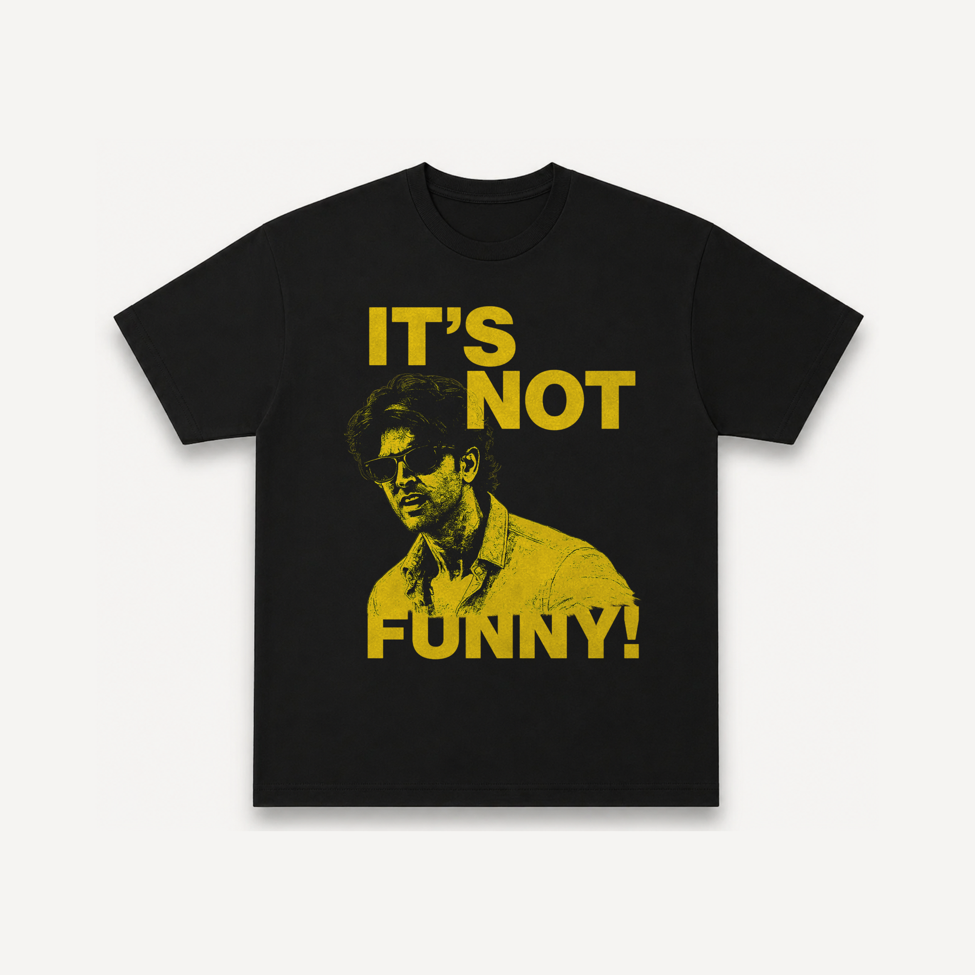 ZNMD It's Not Funny! Black Regular Tee