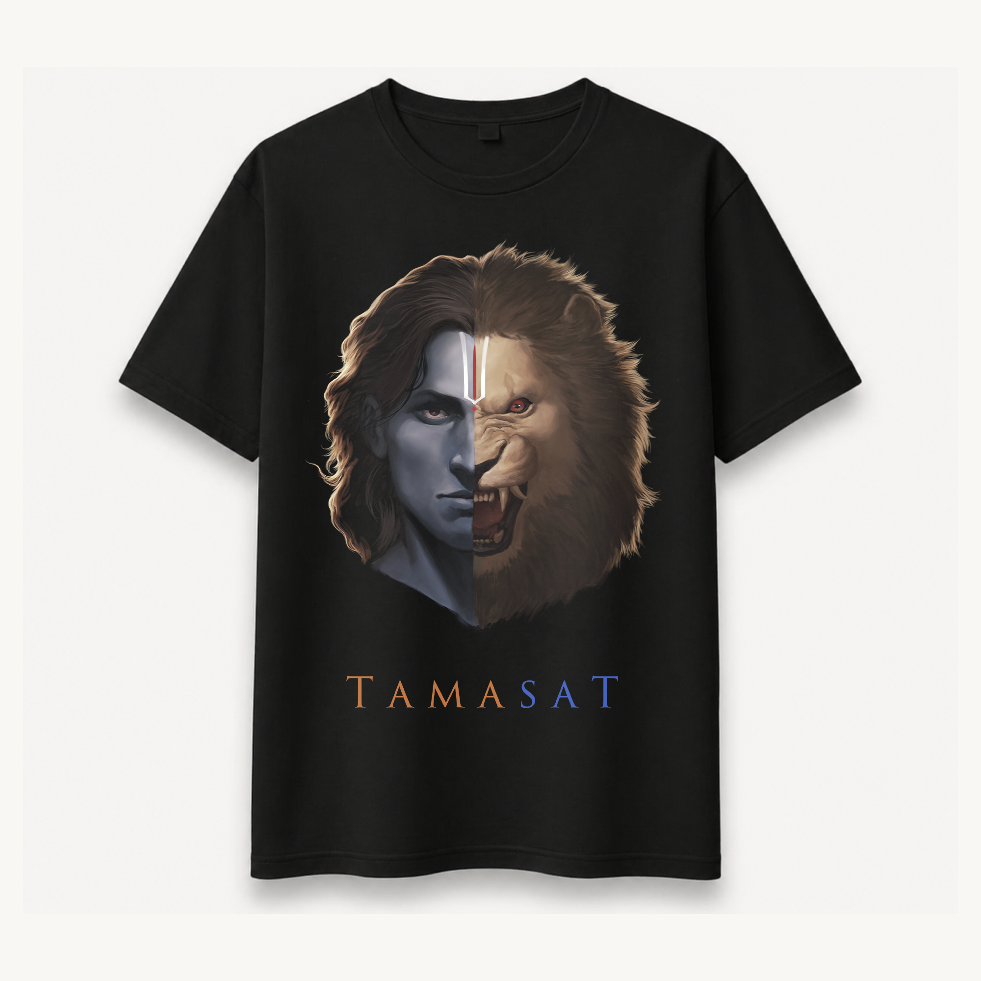 Project Mishram Tamasat Black Relaxed Tee