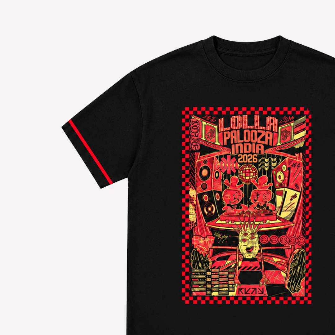 Lolla 2026 Line-Up Black Regular Tee