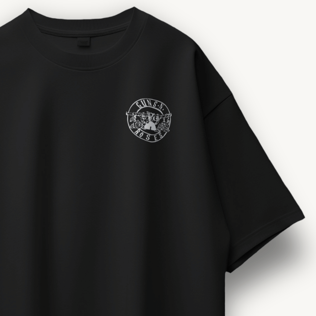 Guns N' Roses Club Black Oversized Tee - The Noise Culture