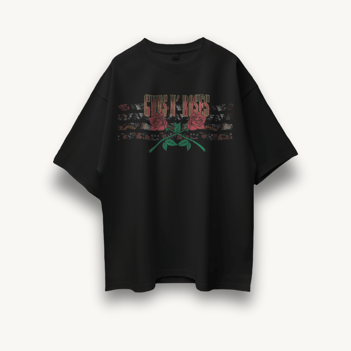 Guns N' Roses UK - 87 White Oversized Tee - The Noise Culture