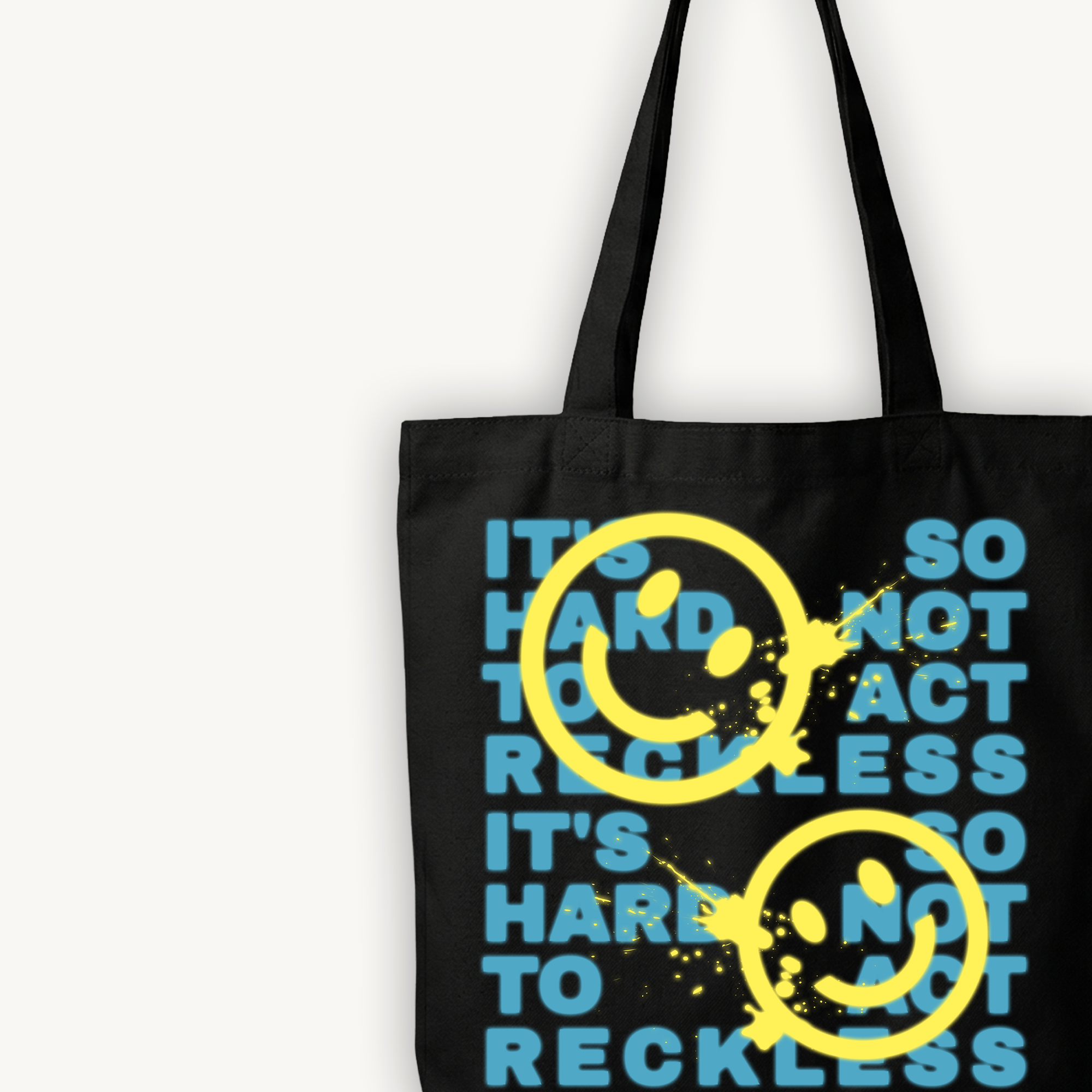 TNC Reckless Black Tote Bag