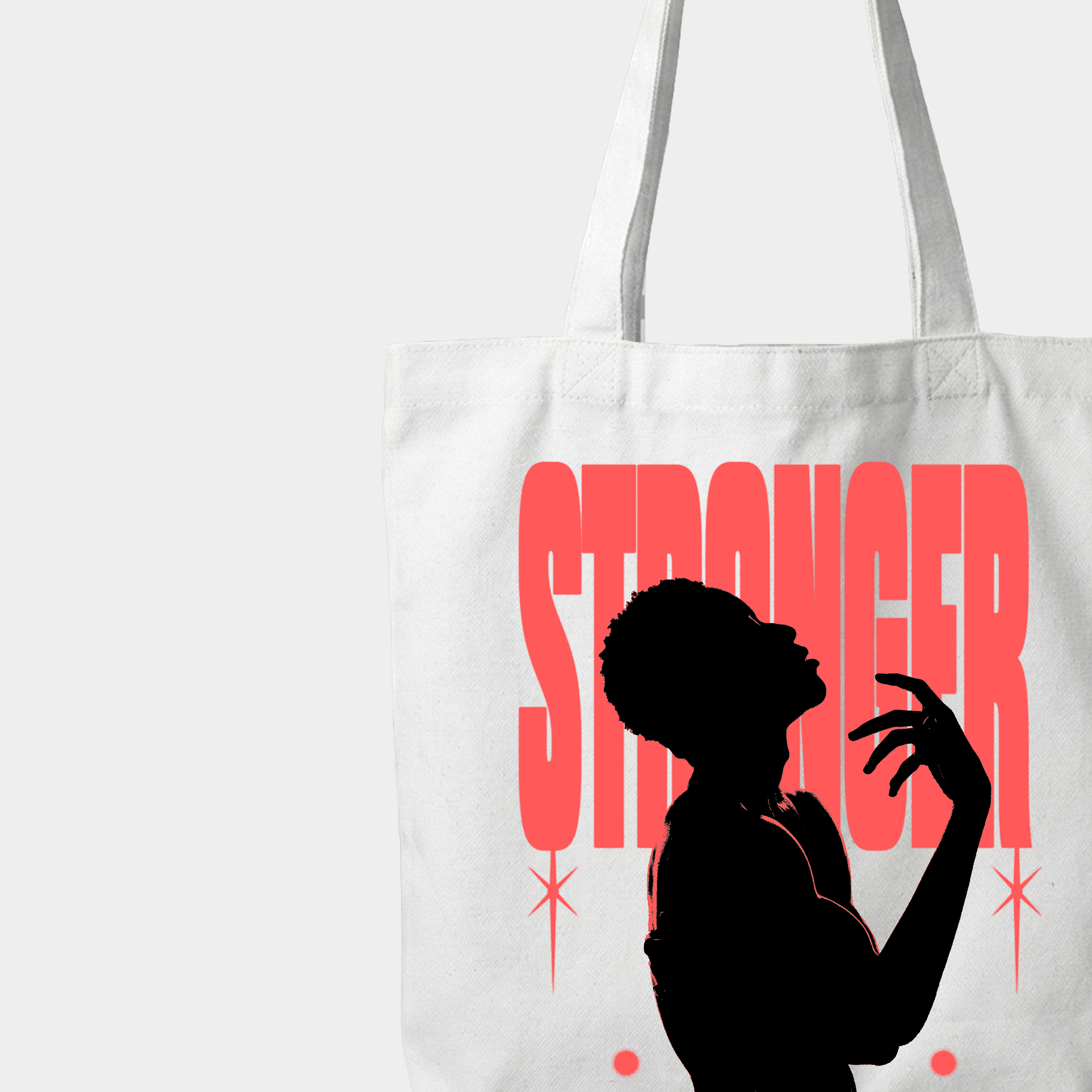 TNC Stronger White Tote Bag
