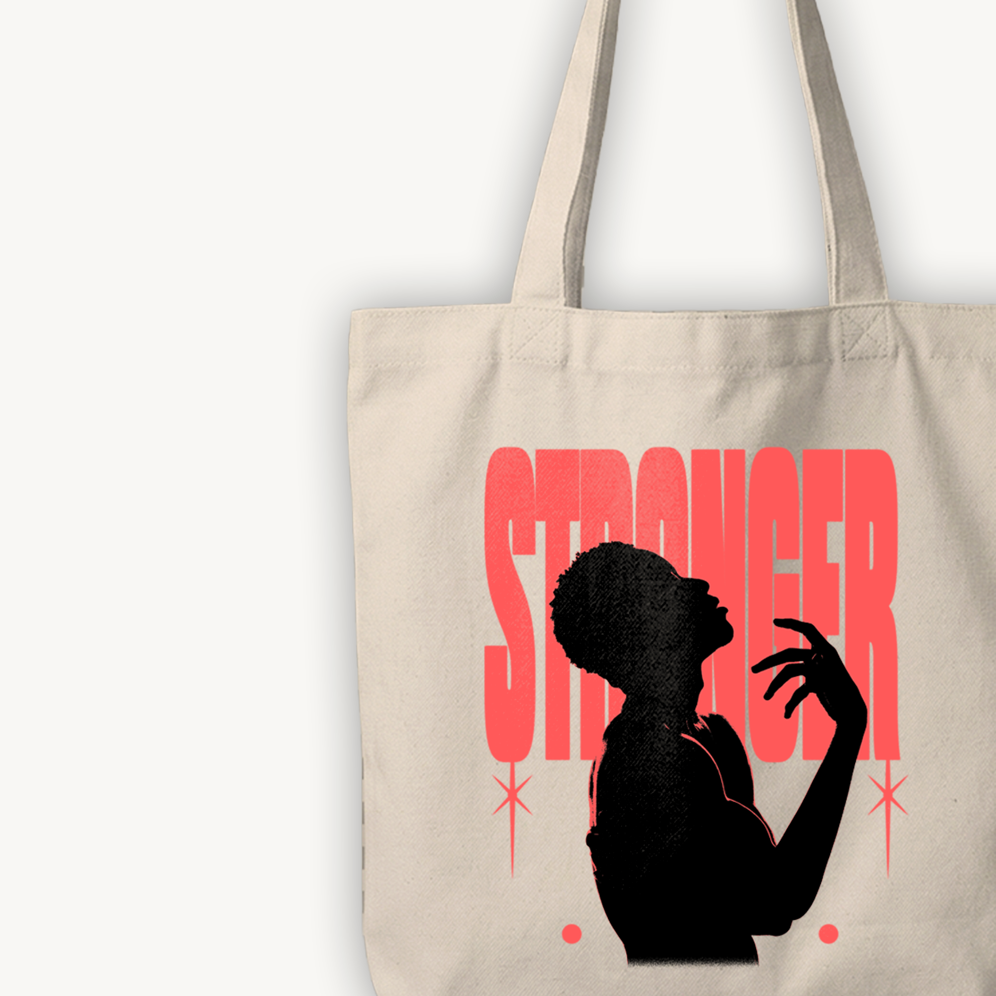 TNC Stronger White Tote Bag