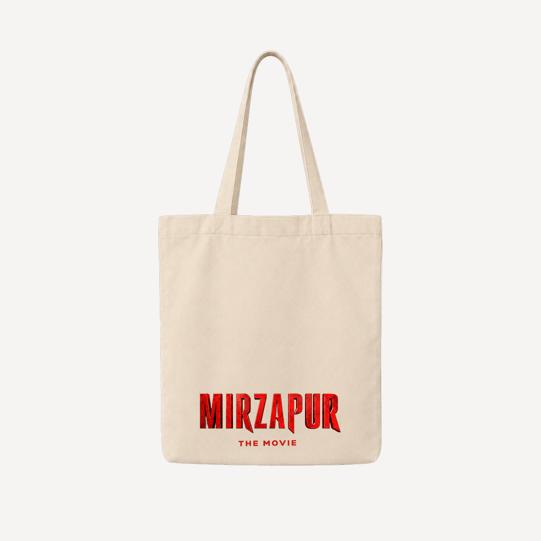Mirzapur The Movie Immediate Nahi Soche Beige Tote Bag
