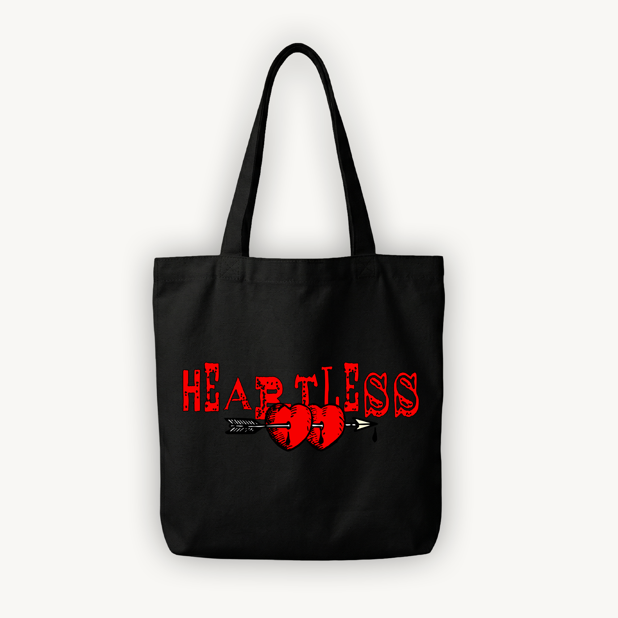 TNC Heartless Black Tote Bag