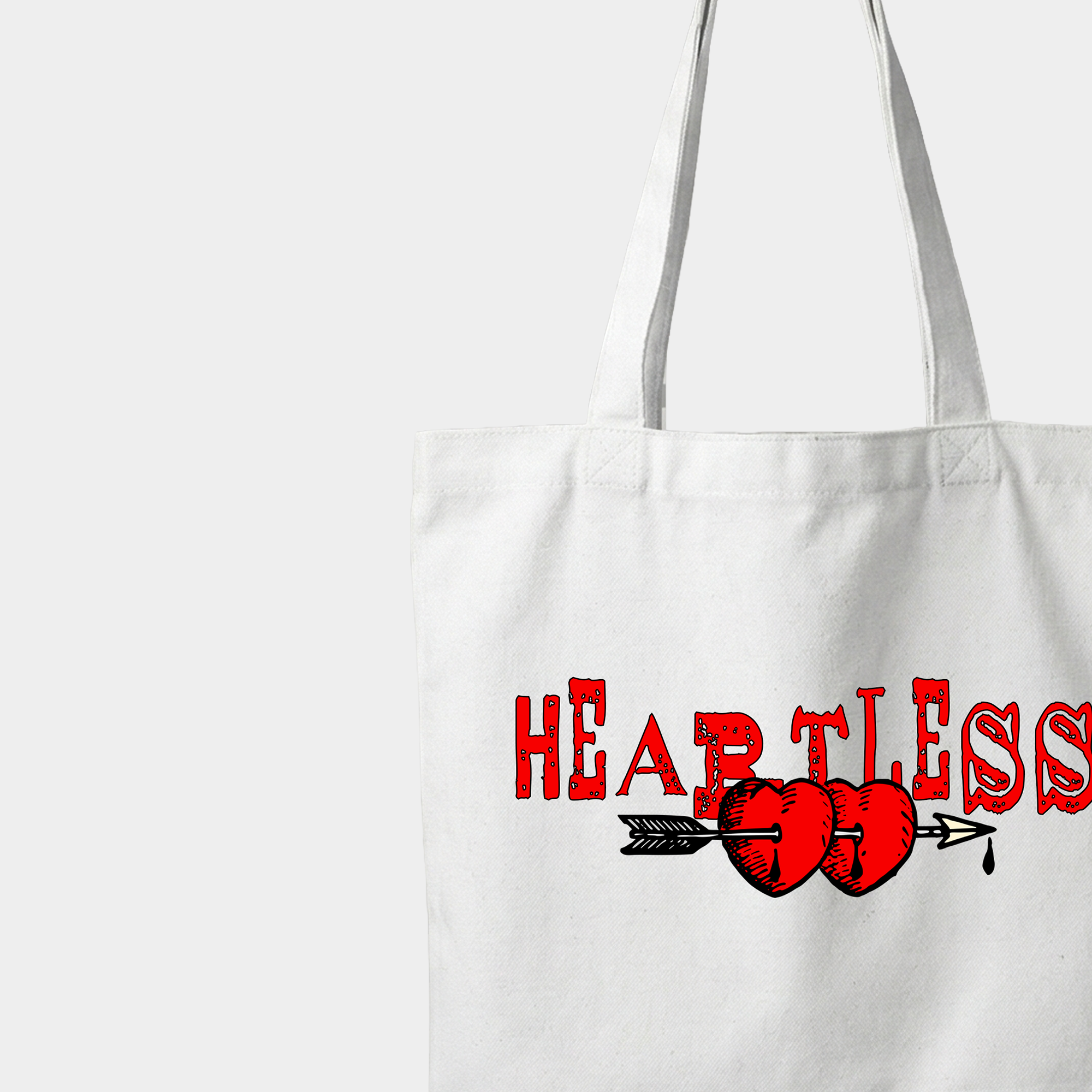 TNC Heartless White Tote Bag