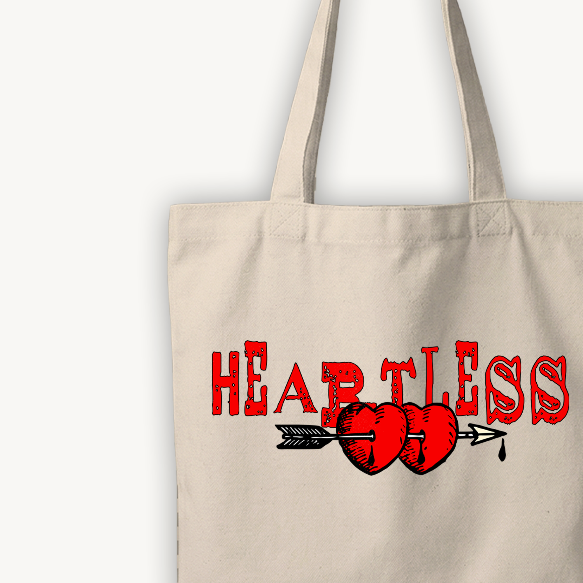 TNC Heartless White Tote Bag