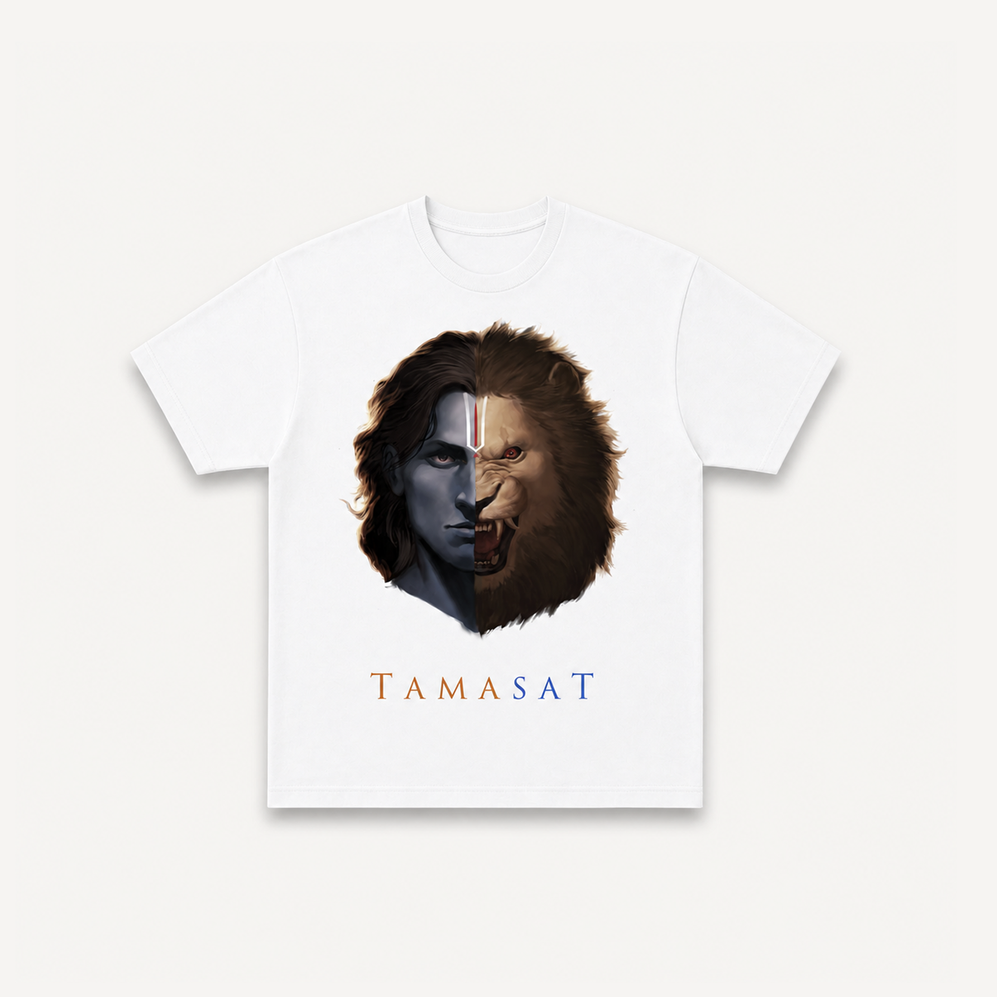 Project Mishram Tamasat White Regular Tee